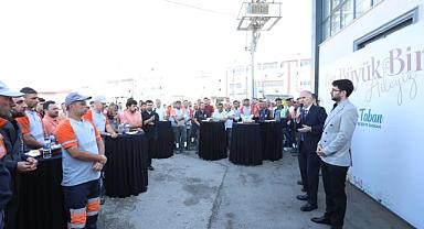 Başkan Taban Temizlik İşleri Müdürlüğü Personeliyle Buluştu