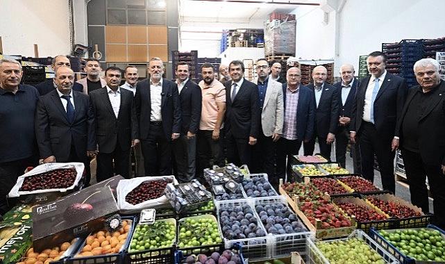BTSO Başkanı İbrahim Burkay’dan Bursa Kent Hali’ne Ziyaret