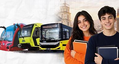 Bursa'da üniversite adaylarına ücretsiz ulaşım desteği