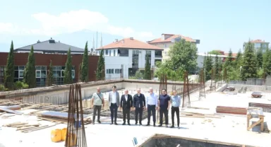 İnegöl'de devam eden projeler yerinde incelendi