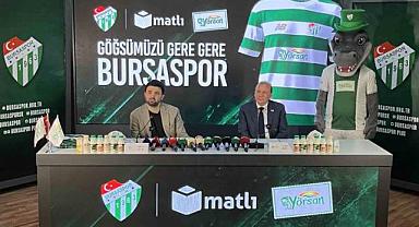 Bursaspor, 70 milyonluk sponsorluğuna imza attı