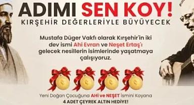 Çocuklarına bu isimleri verenlere 4 çeyrek altın hediye !