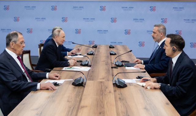 Dışişleri Bakanı Fidan, Rusya Devlet Başkanı Putin ile görüştü