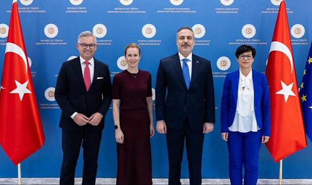 Dışişleri Bakanı Fidan, üst düzey AB yetkilileriyle bir araya geldi