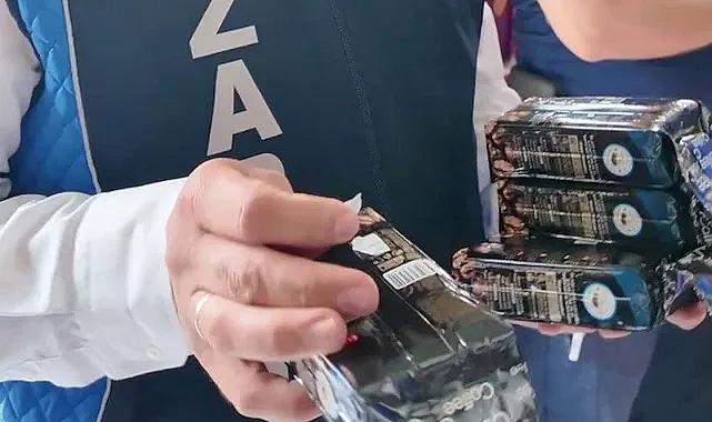 Hatay'da tarihi geçen ürünlerin üzerini bantla kapatan işletme mühürlendi