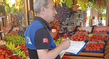 İnegöl Zabıta Ekiplerinden Manavlara Denetim