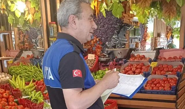 İnegöl Zabıta Ekiplerinden Manavlara Denetim