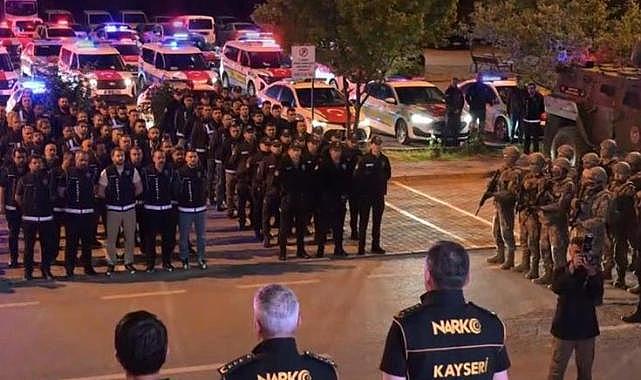 Kayseri'de Cumhuriyet tarihinin en büyük uyuşturucu operasyonu