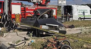 Kayseri'de feci kaza: 3 ölü 5 yaralı