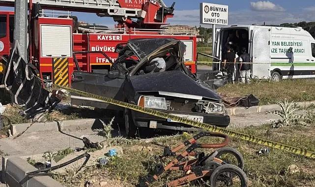 Kayseri'de feci kaza: 3 ölü 5 yaralı