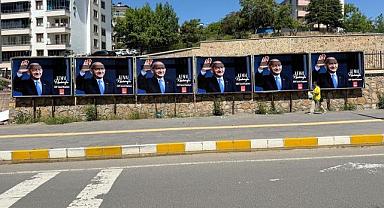 Kılıçdaroğlu'nun afişleri, memleketi Tunceli'de bilboardlara asıldı
