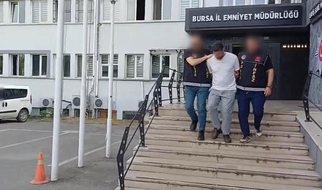 Kırmızı bültenle aranan firari hükümlü Bursa'da yakalandı