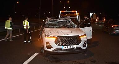 Kuzey Marmara Otoyolu'nda trafik kazası: 2 yaralı