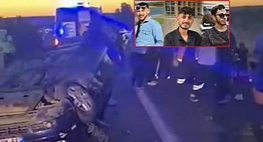 Lüleburgaz’da lastiği patlayan otomobil takla attı: 3 ölü, 1 yaralı