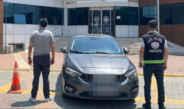 Mersin'de drift atan sürücüye 140 bin lira ceza kesildi