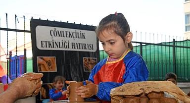 Osmangazi Belediyesi Kreşlerinde Çocuklar Toprağa Şekil