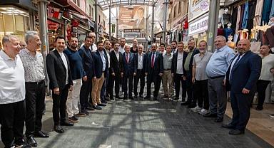 Özer Matlı BTSO Seçim Sürecine Tarihi Çarşı ve Hanlar Bölgesi'nden Başladı 