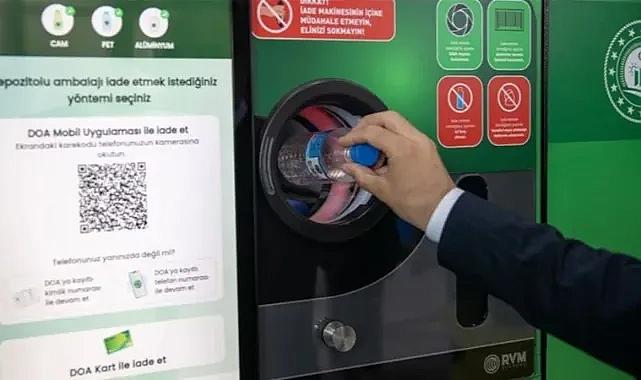 Sıfır Atık Vizyonu'nda yeni aşama: DOA makineleri 81 ilde faaliyete geçiyor
