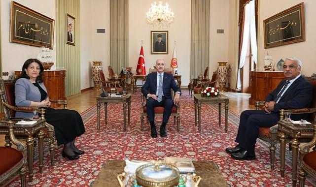 TBMM Başkanı Kurtulmuş, DEM heyetini kabul etti