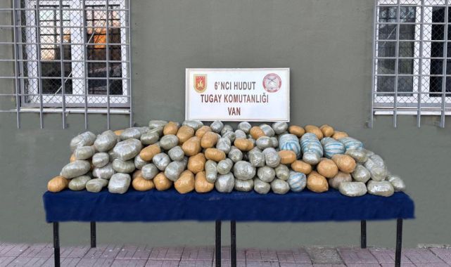 Van'da yaklaşık 291 kilogram uyuşturucu yakalandı