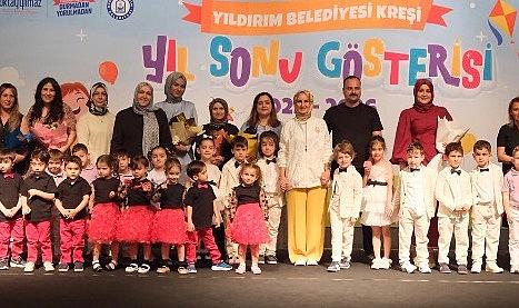 Yıldırım’da miniklerin mezuniyet coşkusu