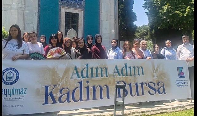 Yıldırımlı gençler tarihi yerinde keşfediyor