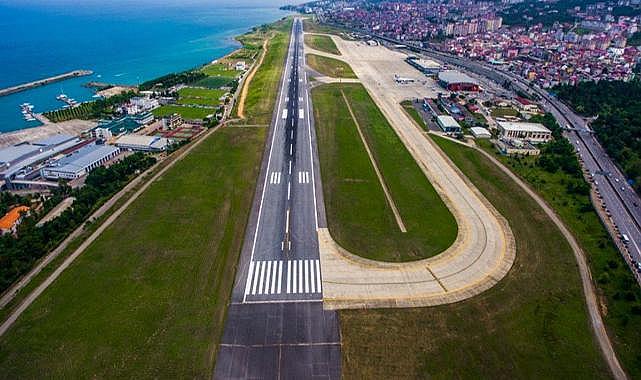 100 milyon ton kaya ile deniz doldurularak Trabzon'a yeni havalimanı inşa edilecek