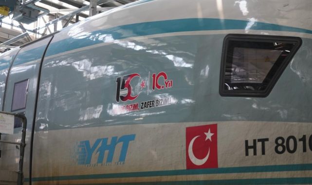 15 Temmuz'un yıl dönümünde YHT özel logoyla sefer yapacak