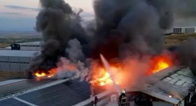 Afyonkarahisar'daki fabrika yangını