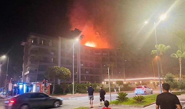 Antalya'da otel yangını