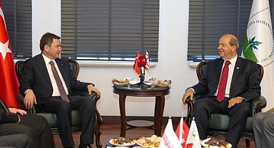 Başkan Erkan Aydın, KKTC 5. Cumhurbaşkanı Ersin Tatar'ı Ağırladı