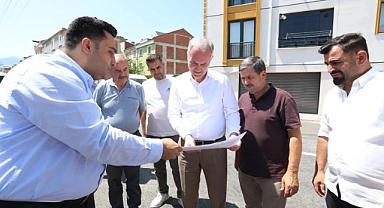 Başkan Taban Tamamlanan Asfalt Ve Otopark Çalışmalarını Yerinde İnceledi