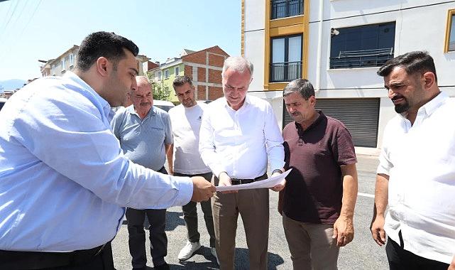Başkan Taban Tamamlanan Asfalt Ve Otopark Çalışmalarını Yerinde İnceledi
