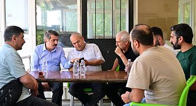 Başkan Yılmaz Teleferik esnafını dinledi