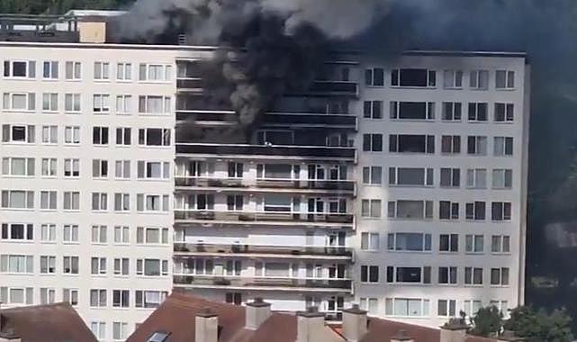 Belçika'da bir apartmanda çıkan yangında en az 6 kişi öldü