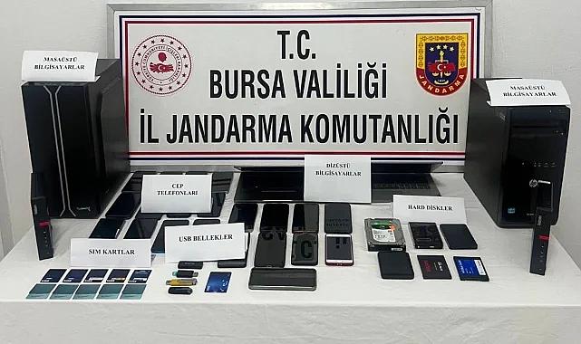 Bursa Jandarması'ndan milyonluk dolandırıcılık operasyonu