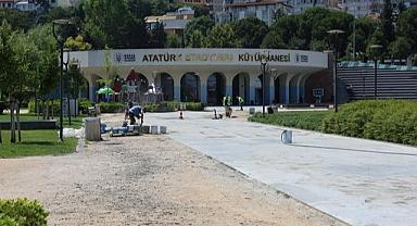 Büyükşehir'den Millet Bahçesi'ne estetik dokunuş