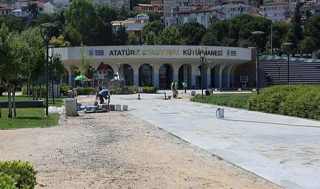 Büyükşehir'den Millet Bahçesi'ne estetik dokunuş