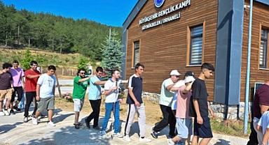 Büyükşehir'in gençlik kampında engeller aşıldı