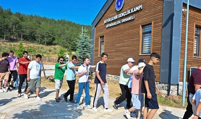 Büyükşehir'in gençlik kampında engeller aşıldı