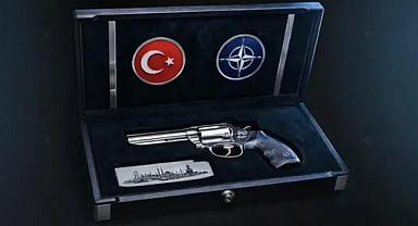 Cumhurbaşkanı Erdoğan'dan NATO liderlerine 'tabanca' hediyesi