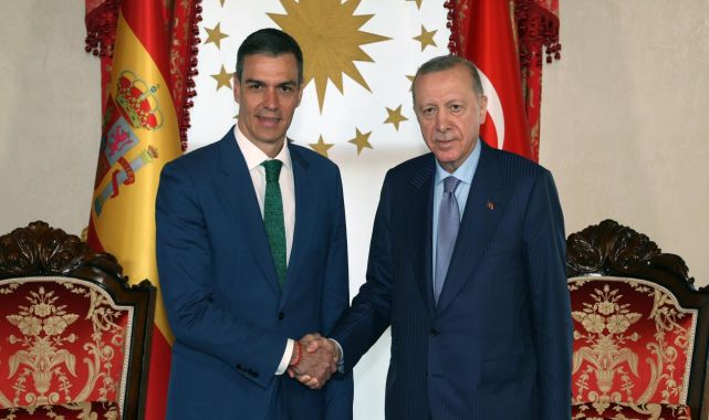 Cumhurbaşkanı Erdoğan, Pedro Sanchez ile görüştü