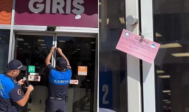 Dev market zincirine ikinci şok! Aynı şube yeniden mühürlendi