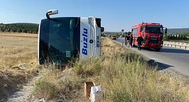 Eskişehir’de yolcu otobüsü şarampole devrildi: 24 yaralı