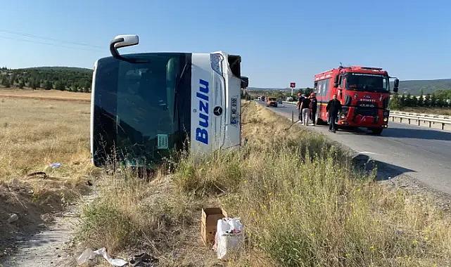 Eskişehir’de yolcu otobüsü şarampole devrildi: 24 yaralı