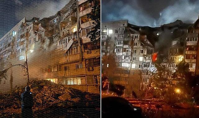 Gece yarısı Kiev'e füze yağdı! 3 kişi öldü, 7 kişi yaralandı