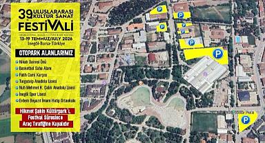 İnegöl Belediyesi’nden Festival Süresince Otopark Düzenlemesi