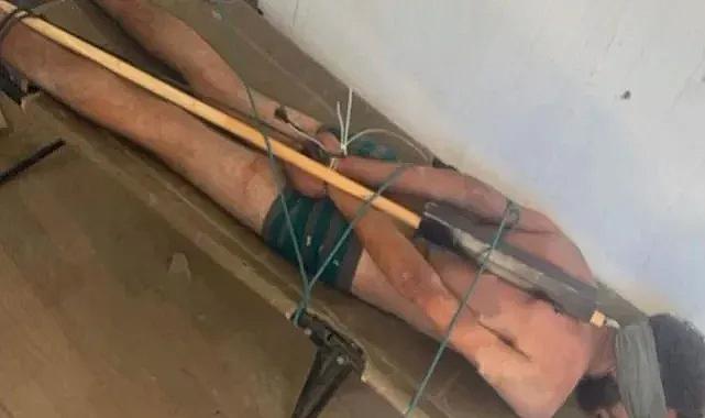 İsrail askeri Filistinli esire işkence yaptı, fotoğrafını