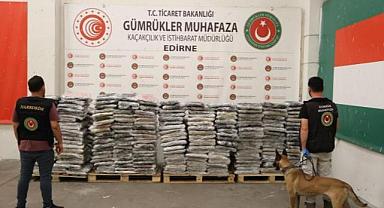 Kapıkule'de 1,2 ton uyuşturucu ele geçirildi