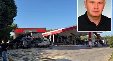 Kömür yüklü TIR, benzin istasyonu marketine daldı:1kişi öldü